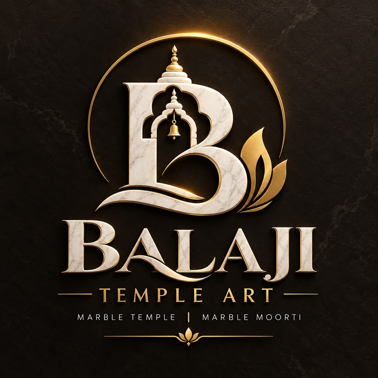 Balaji Temple Art Logo